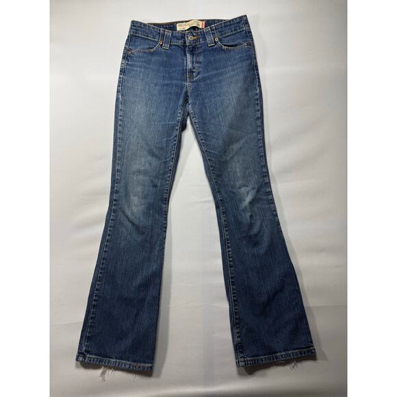 Levi's 525 Women's Nouveau Low Bootcut Blue Denim Jeans - Size 6M (29x31) - Picture 1 of 7